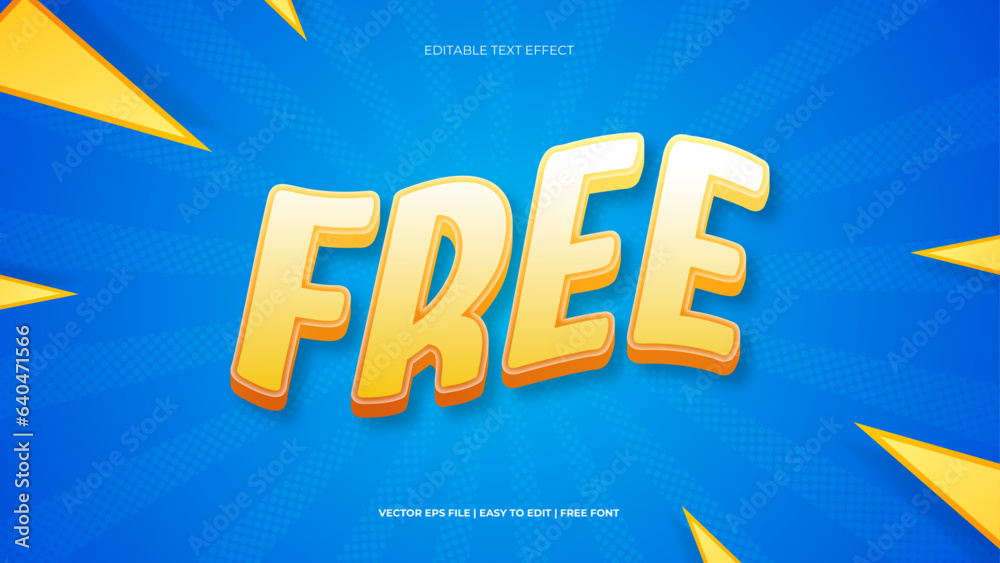 Fototapeta premium Modern Free editable text effect in background. Suitable for tourism promotional banner, brochure template etc.. Typography logo