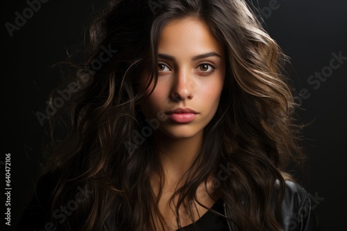 Strong Concept stock photo of a Pretty 18 years old Spanish girl - stockphoto concepts