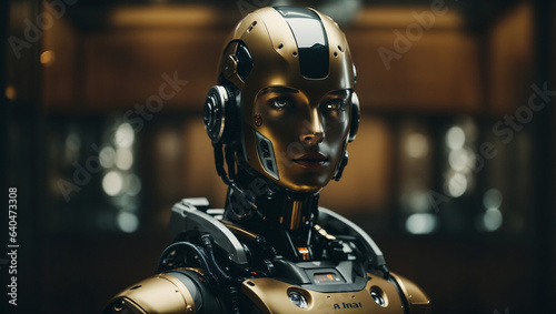 robot cyborg soldier © toomi123