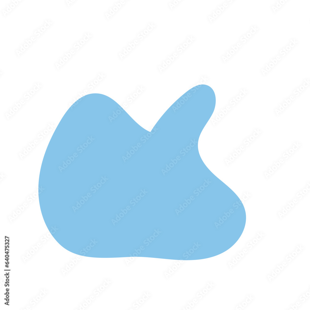 Cool Tone Abstract Shapes Vectors 