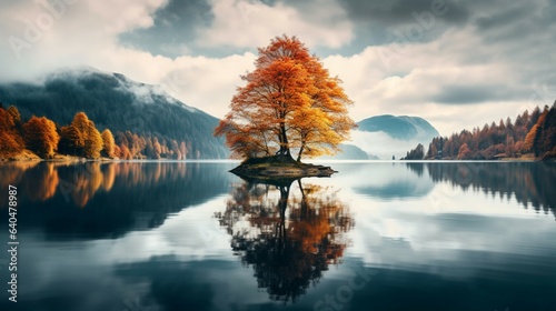 lake in autumn