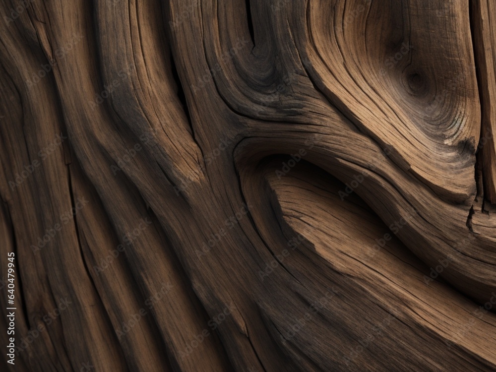 Fototapeta premium twisted aged wood texture