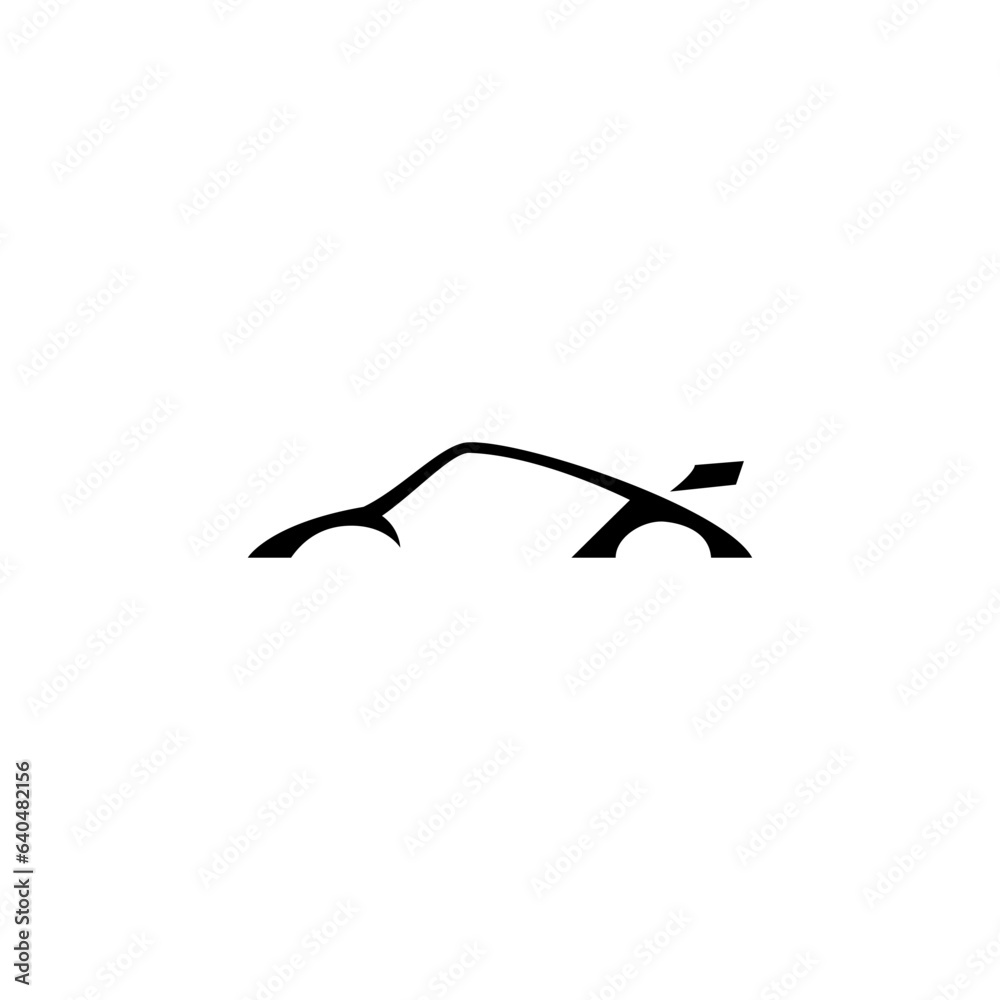 car abstract logo design in flat style car abstract logo design in flat style