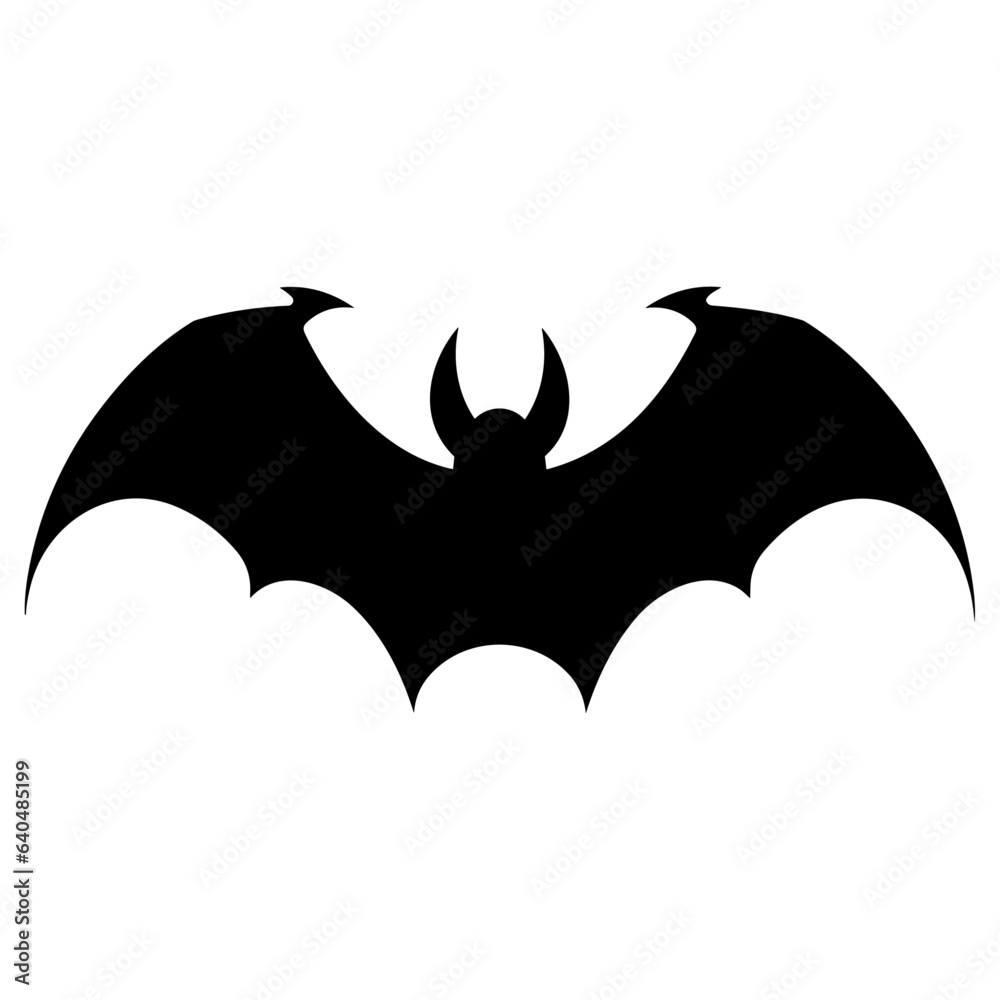 halloween bat silhouette vector design isolated halloween bat silhouette vector design isolated