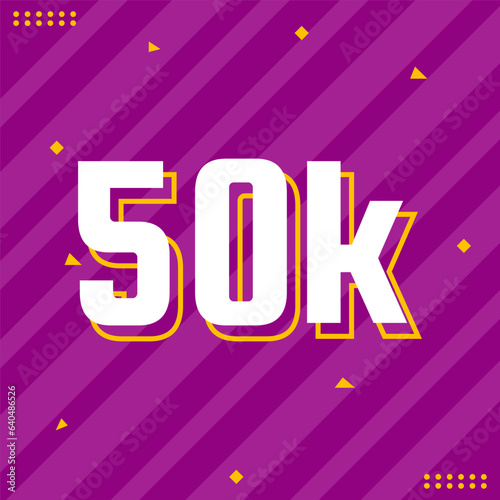 50k followers of social media