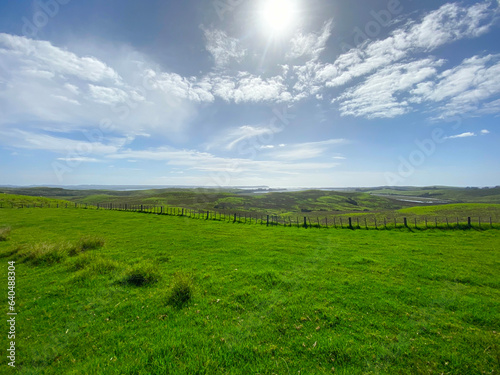 Panolamic view of Cape Reinga  New Zealand