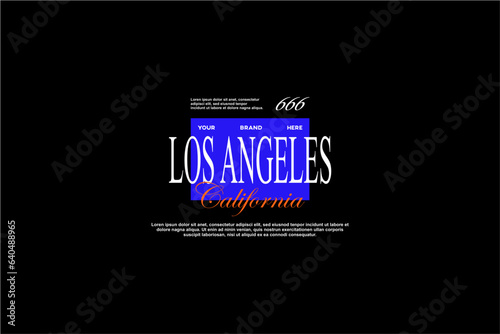 typography streetwear urban fashion template for printing