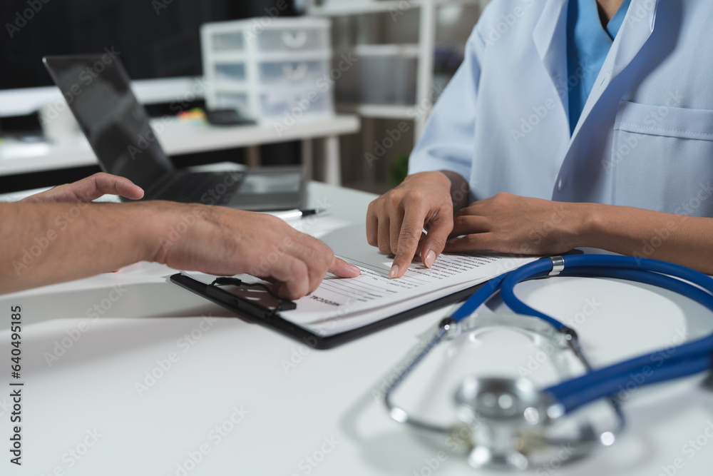 Asian female doctor or medical specialist examining a patient Ask for ...