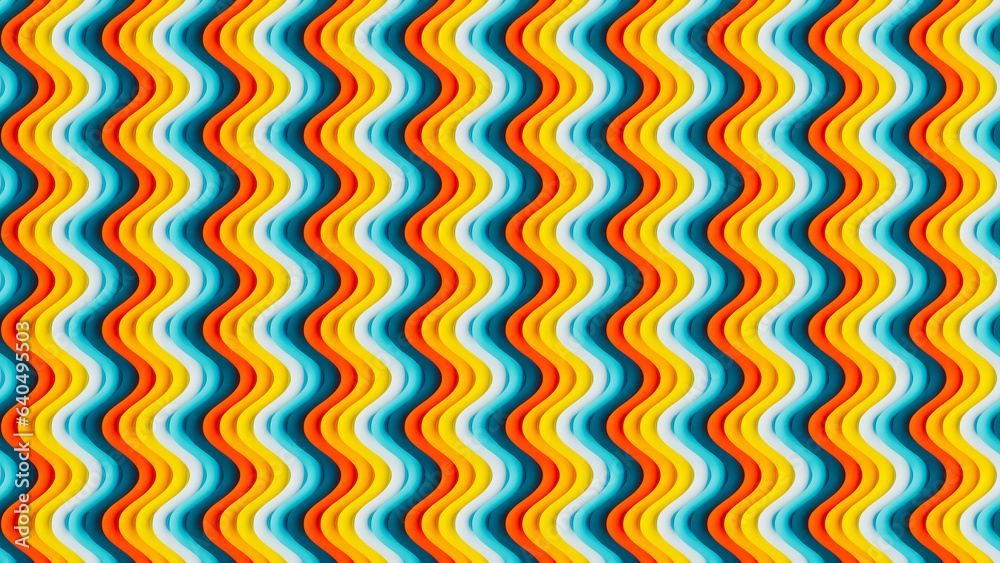 3d illustration of wavy tubes of blue and orange colors to be used as a background 3d illustration of wavy tubes of blue and orange colors to be used as a background