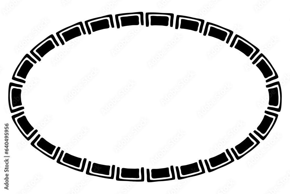 simple seamless vector oval hand draw sketch floral border
simple seamless vector oval hand draw sketch floral border