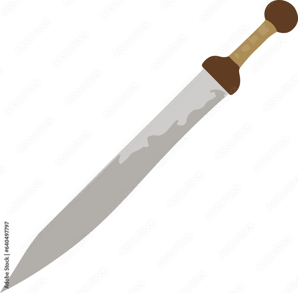 The sword weapon of the ancient Raman soldiers The sword weapon of the ancient Raman soldiers