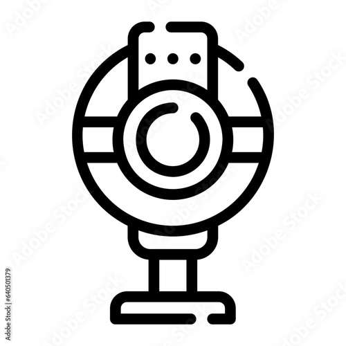 web cam Line Icon