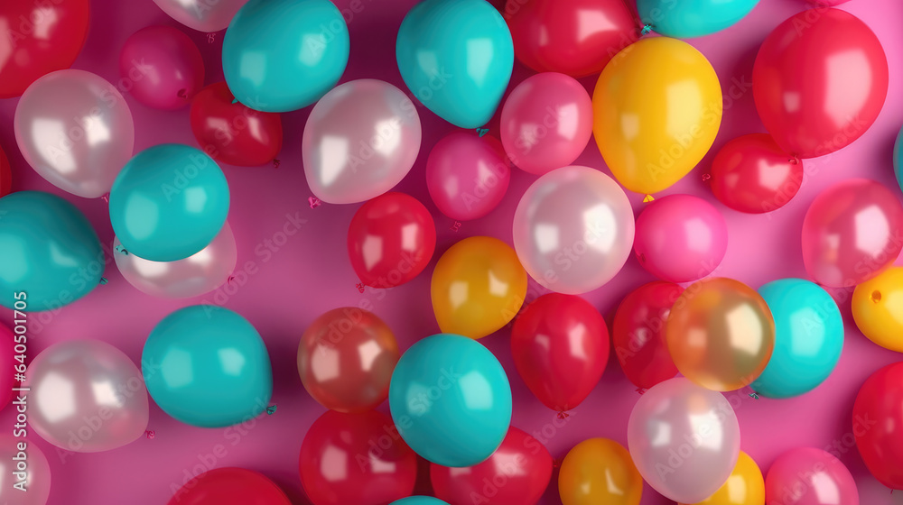 Lots of colorful balloons Lots of colorful balloons