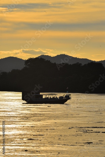 Maekhong river Thailand - Laos border in Chiang Khan
