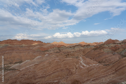 Colorful Danxia Scenery in Zhangye, Gansu, China