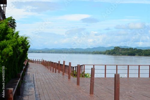 Maekhong river Thailand - Laos border in Chiang Khan