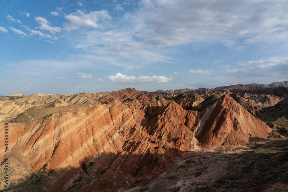 Colorful Danxia Scenery in Zhangye, Gansu, China Colorful Danxia Scenery in Zhangye, Gansu, China