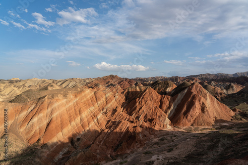 Colorful Danxia Scenery in Zhangye, Gansu, China