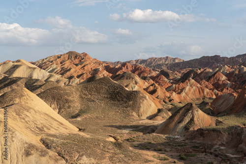 Colorful Danxia Scenery in Zhangye, Gansu, China