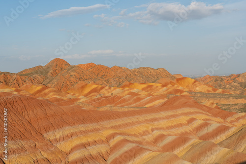 Colorful Danxia Scenery in Zhangye, Gansu, China