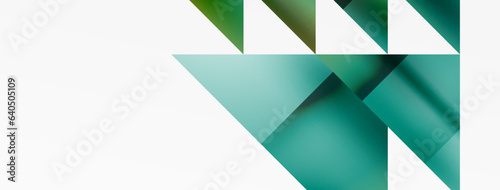 Captivating vector abstraction. Triangles interlock in mesmerizing dance, crafting dynamic geometric backdrop. Fusion of shapes and angles creates artful symphony of modern design