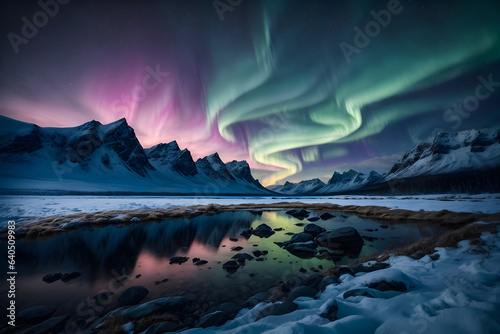 The Dance of the Northern Lights © Hashen
