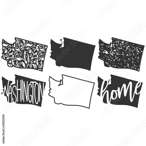 Washington - USA State Illustration