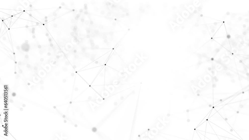 Abstract futuristic - technology with polygonal shapes on white background. Design digital technology concept.