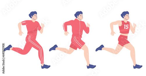 illustration of a person running 