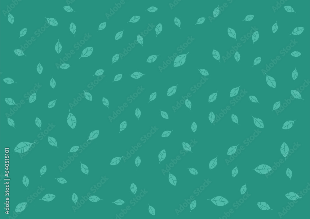 green background with green leaf
