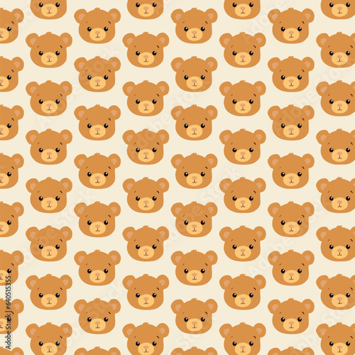 Bear pattern design, very cute for decoration, wallpaper, wrapping paper or others.