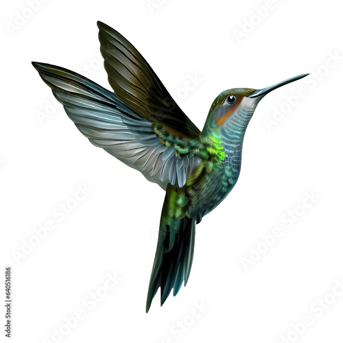 Captivating Hummingbird Beauty, Generative AI © faical