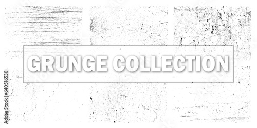 Set of Grunge Texture Stamp. Grunge shapes