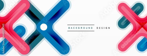 Cross line background minimal geometric template. Design for wallpaper, banner, background, landing page, wall art, invitation, prints, posters