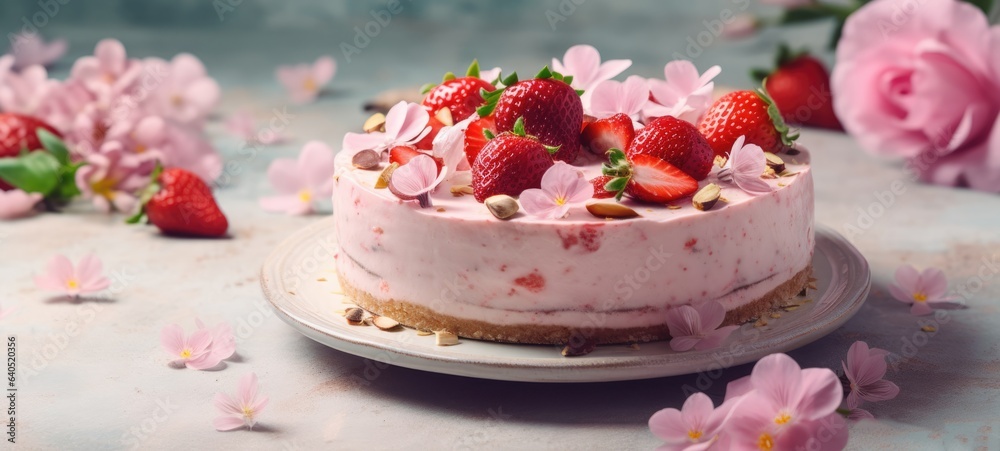strawberry cake tart pie dessert pastry food, ai strawberry cake tart pie dessert pastry food, ai