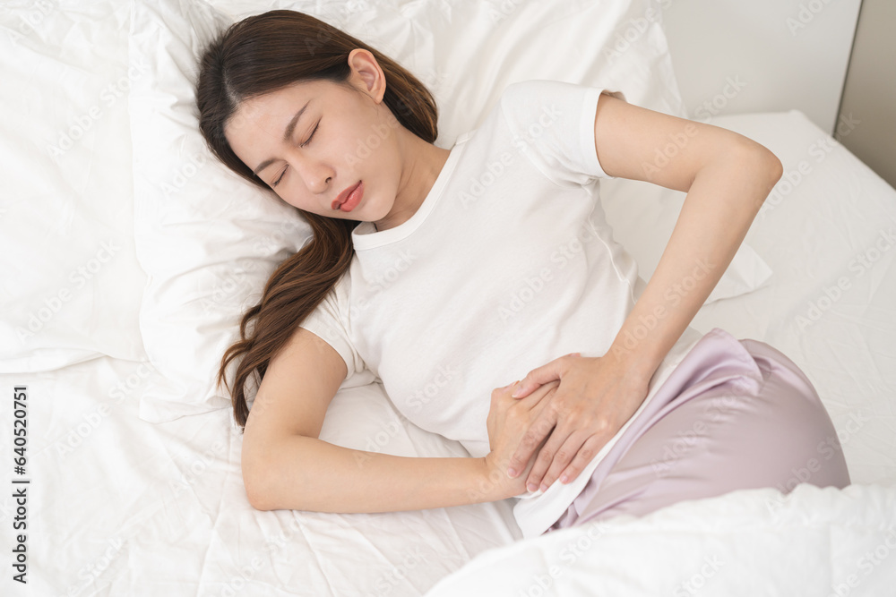 Flatulence ulcer, asian young woman, girl hands in belly, stomach pain from food poisoning, abdominal pain and digestive problem, gastritis or diarrhoea. Abdomen inflammation, menstrual period people. Flatulence ulcer, asian young woman, girl hands in belly, stomach pain from food poisoning, abdominal pain and digestive problem, gastritis or diarrhoea. Abdomen inflammation, menstrual period people.