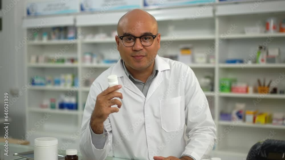 Professional confident Pharmacist in counseling and explaining taking medicines online in a pharmacy. Medical healthcare concept.
Professional confident Pharmacist in counseling and explaining taking medicines online in a pharmacy. Medical healthcare concept.