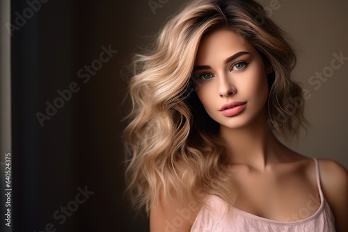 Woman With Blonde Hair And Blue Eyes. Сoncept Blonde Hair Care, Blue Eyes Psychology, Womens Style, Beauty Tips