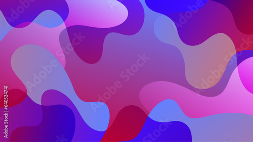 Fluid gradient background vector. Cute and minimal style posters with colorful, vibrant organic shapes and liquid color. Modern wallpaper design for social media, idol poster, banner, flyer.