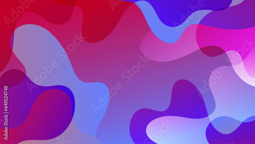 Fluid gradient background vector. Cute and minimal style posters with colorful, vibrant organic shapes and liquid color. Modern wallpaper design for social media, idol poster, banner, flyer.