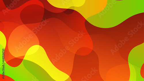 Fluid gradient background vector. Cute and minimal style posters with colorful, vibrant organic shapes and liquid color. Modern wallpaper design for social media, idol poster, banner, flyer.