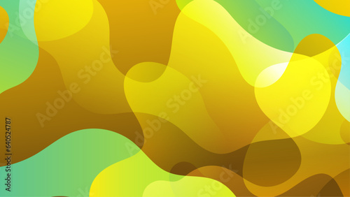 Fluid gradient background vector. Cute and minimal style posters with colorful, vibrant organic shapes and liquid color. Modern wallpaper design for social media, idol poster, banner, flyer.