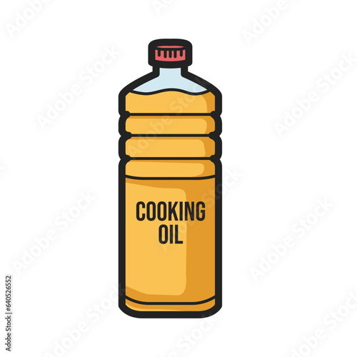 Bottle of Cooking Oil Clipart
