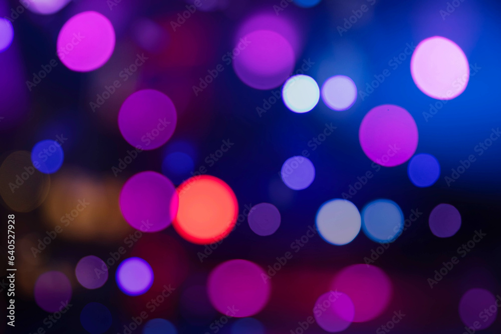 Colorful defocused spots useful as abstract background