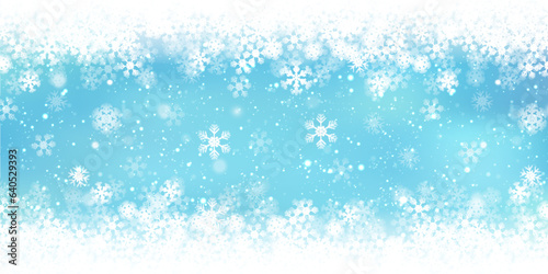 クリスマス　雪　風景　冬　背景