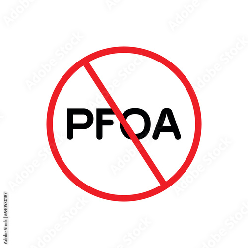 Free Download pfoa free sign on white background	 - GFXLoad