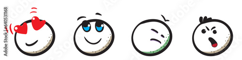 Set of rating of customer service satisfaction. Feedback concept