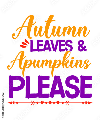 Happy fall svg t-shirt Design