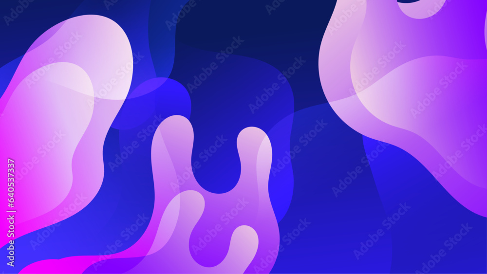 purple blue geometric background. Fluid shapes composition. purple blue geometric background. Fluid shapes composition.