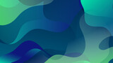 abstract blue green, fluid background